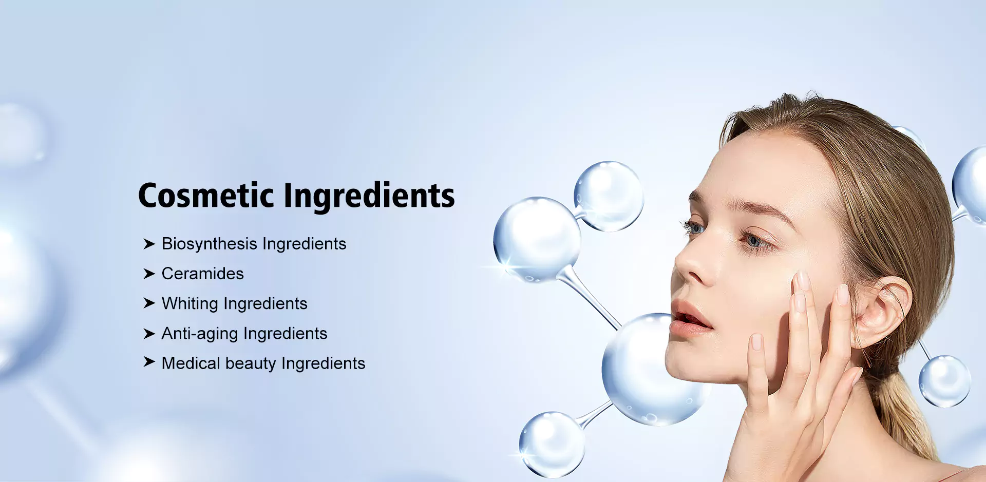 Fabricant et fournisseur d'ingrédients cosmétiques